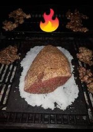 Una foto de Picaña en horno de sal