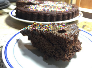 Una foto de Torta de chocolate para microondas