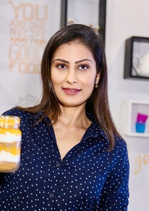 A picture of Eggless No Bake Mango Cheesecake.