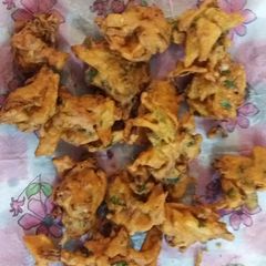 A picture of Crispy Pakoras #cookpadramdan.