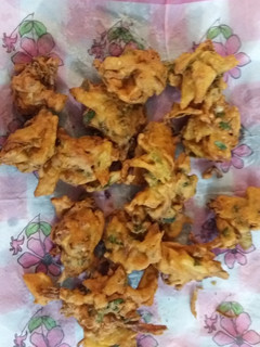 A picture of Crispy Pakoras #cookpadramdan.