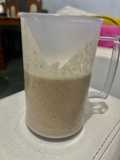 Vitamina de Caqui, banana, canela e gengibre