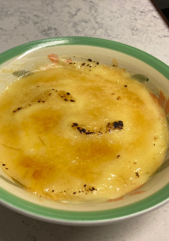 Una foto de Crema catalana