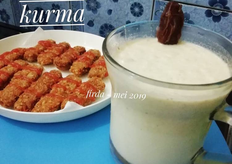Jus susu kurma vs stik tempe keju