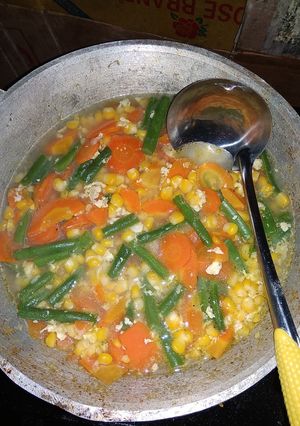 Foto resep Tumis wortel buncis jagung manis