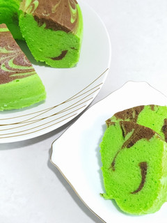 Foto resep Bolu Kukus Santan Pandan Coklat