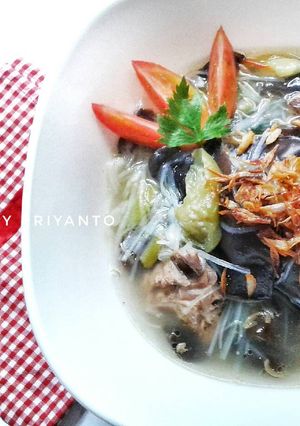 Foto resep Sup oyong jamur