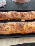 Layered Meat and Cheese Stromboli