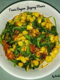 Foto resep Tumis Bayam Jagung Manis