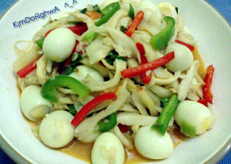 Resep Tumis Jamur Telur Puyuh Oleh Sari Utami Kimdonghwa Cookpad
