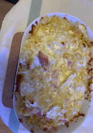 Une photo de Gratin de Coquillettes au Jambon et Fromage