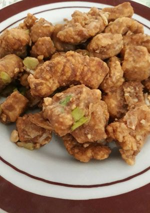 Foto resep Ayam goreng telur asin mamamia🐣