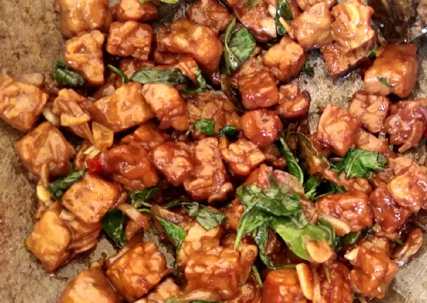 Oseng tempe kemangi