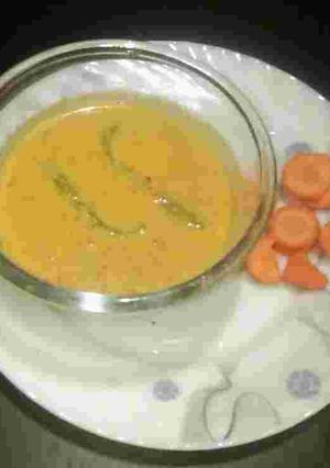 A picture of Carrot  Coconut  Milk  Curry.
