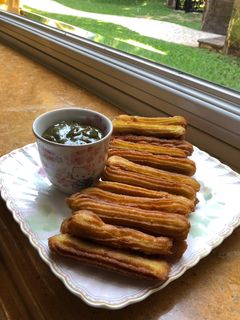 Foto resep Churros Pandan Melaka