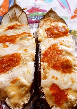 Una foto de Berenjenas rellenas...disfrutar sin tacc