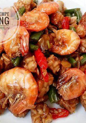 Foto resep Oseng tempe udang