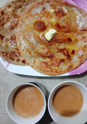 A picture of Simple paratha.