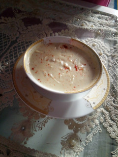 صورة لوصفة شوربه كريمه بالفراخ