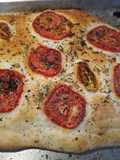 Focaccia con jitomate 🍅🌱🍞