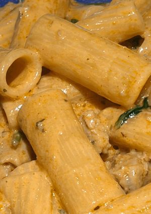 A picture of Luxurious Creamy Sausage Pasta.