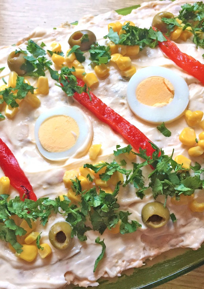 Una foto de Ensaladilla rusa extra cremosa con Mayonesa Guachinerfe