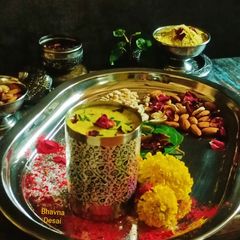 A picture of ઠંડાઈ.(Thandai Recipe in Gujarati).