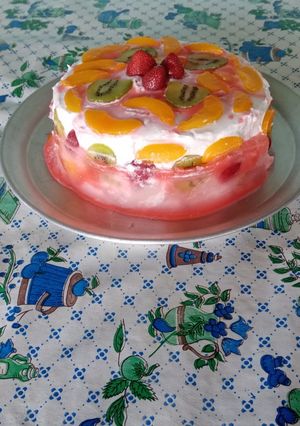 Una foto de Pastel de frutas
