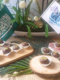 صورة لوصفة كرات الشعيرية وزبدة الفول بالشكلاته