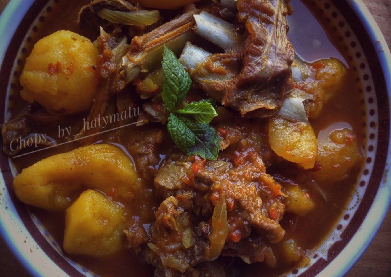 Lamb pepper soup