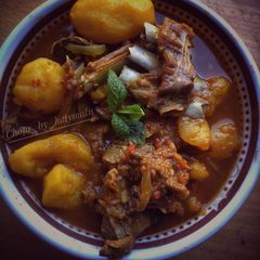 A picture of Lamb pepper soup.