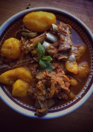 A picture of Lamb pepper soup.