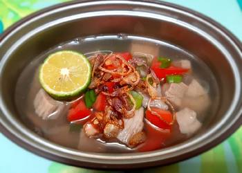 Masakan Populer 78. Soto Sadang, gurih enak dan simple banget dengan bumbu iris Ala Rumahan