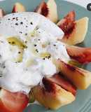 Peach and Tomato Caprese Salad