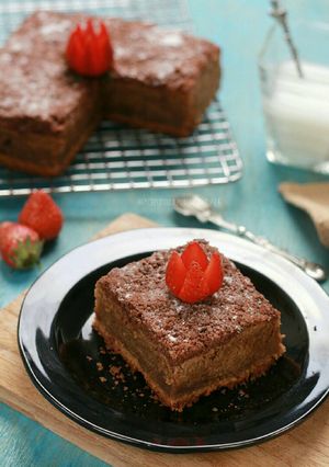 Foto resep Choco banana crumble cake