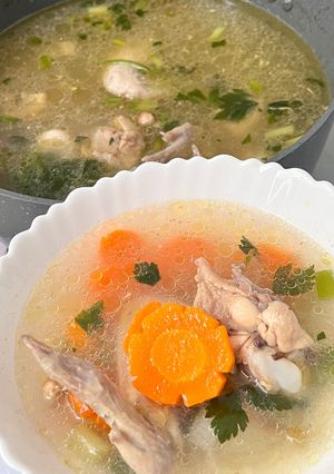 Foto resep Sup ayam Favorit keluarga pas musim hujan!😍