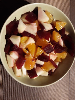 Alma-narancs-cékla saláta recept fotója