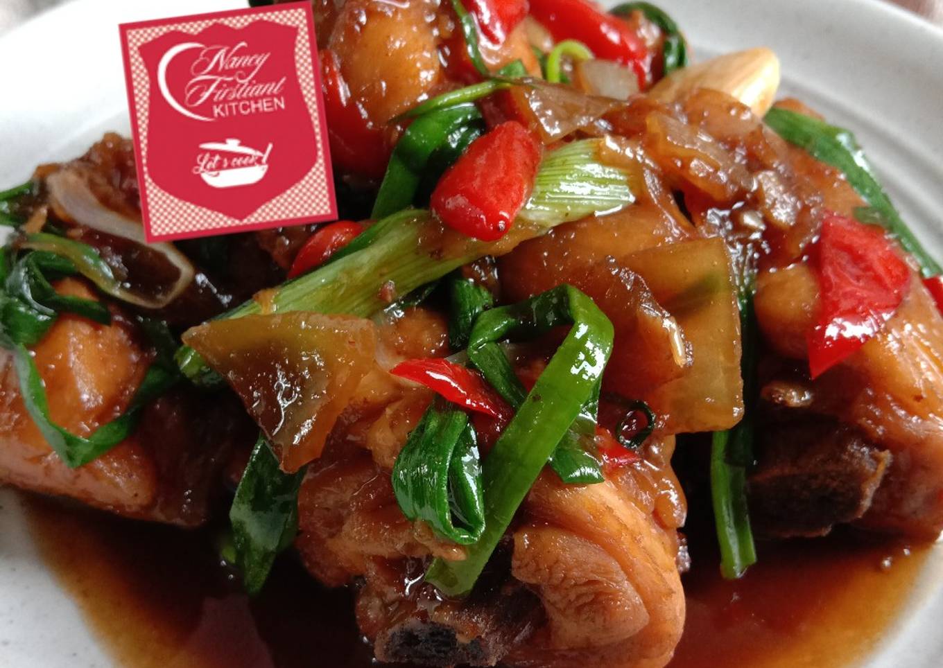 338. Ayam Goreng Saus Inggris