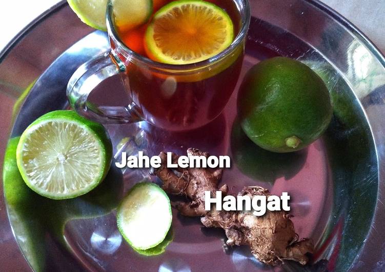 Resep #Jahe Lemon Hangat Anti Gagal