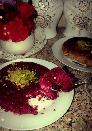صورة لوصفة كنافة بالجبنه