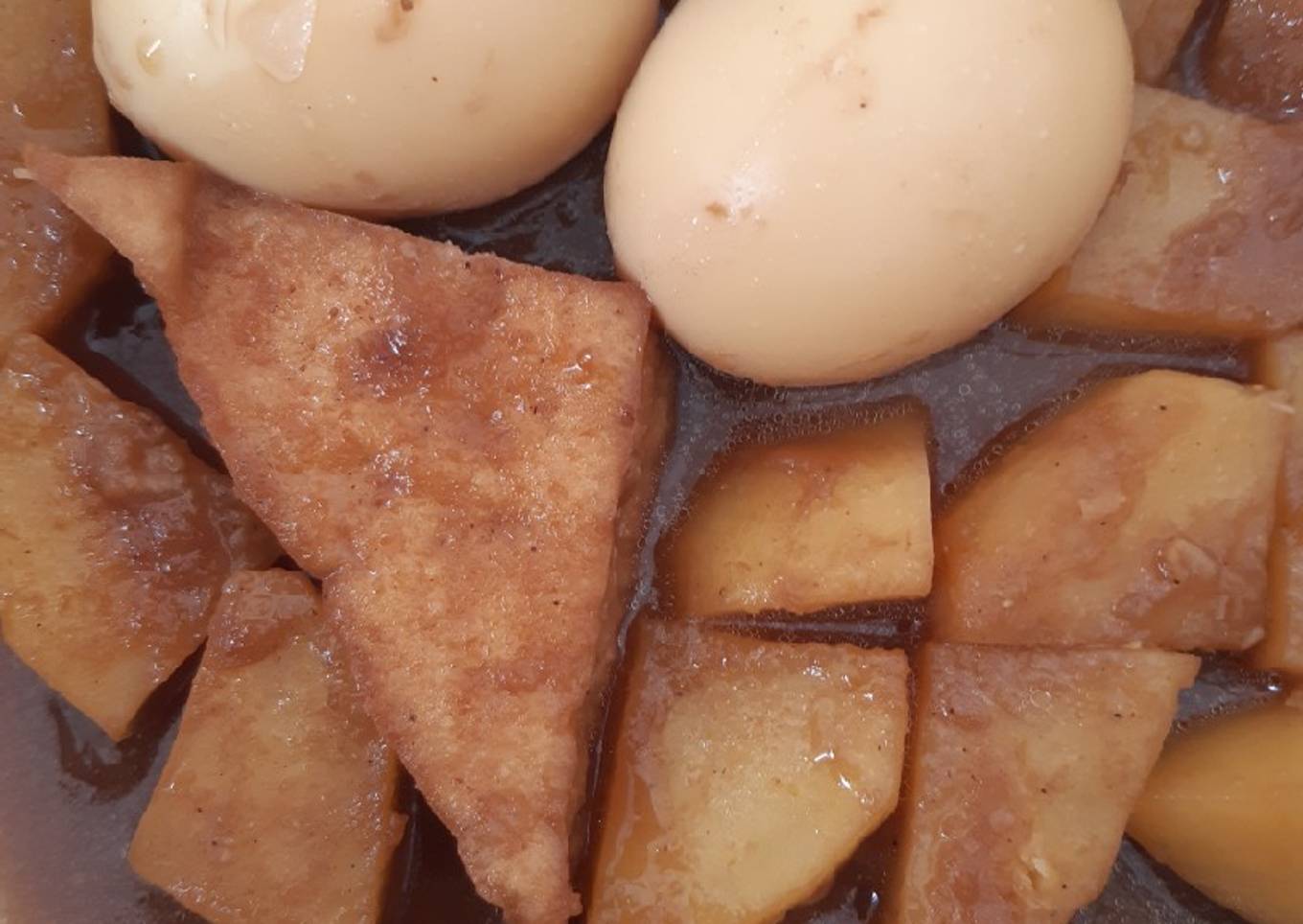 Semur Kentang Telor Tahu Simpel
