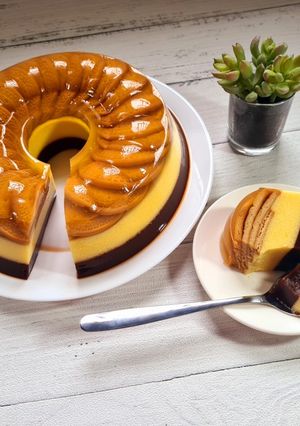 Foto resep Puding regal 3 lapis