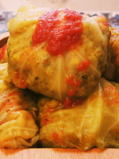 عکسی از دستور دلمه کلم 😋😋