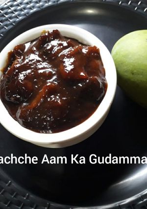 कच्चे आम का गुड़म्मा (Kachche Aam ka Gudamma recipe in hindi) रेसिपी मुख्य फोटो