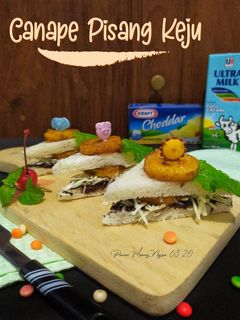 Foto resep Canape Pisang Keju
