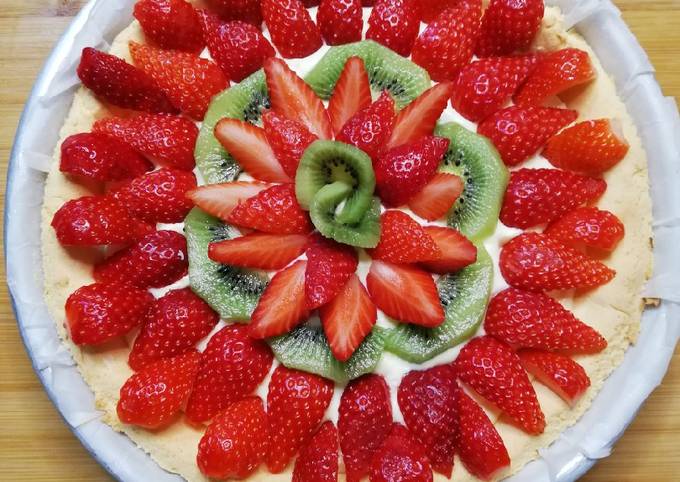 Crostata di fragole e crema 🍓🍰😋 glutenfree