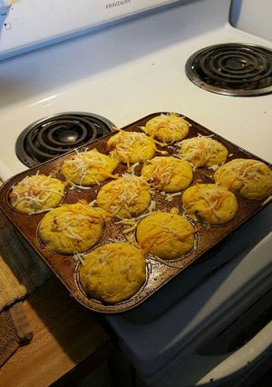 A picture of Grits Casserole Cups.