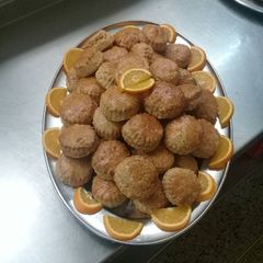 A picture of Rich Orange flavoured scones.#Special Easter Contest#.