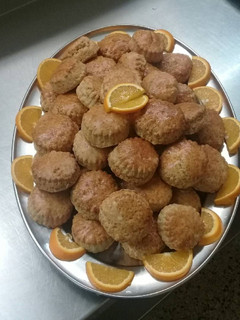 A picture of Rich Orange flavoured scones.#Special Easter Contest#.