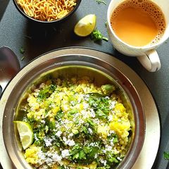 A picture of Jain Poha (Jhatpat Poha).